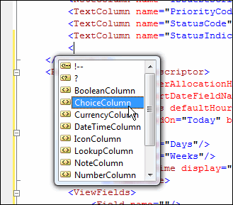 Intellisense